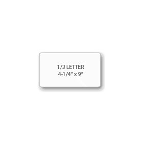 1/3 Letter Laminating Pouches