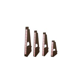 12 inch Black Self Stick, Single Winged Easel
