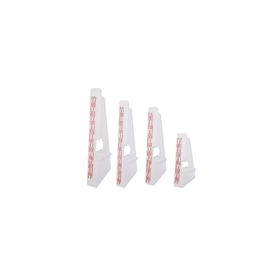 12 inch White Self Stick, Single Winged Easel Backs