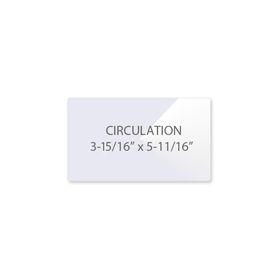 Circulation Card Laminating Pouches