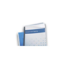 Clear Frost Finish Binding Covers 9 By 11 inch Index Allowance Square Corner Frost Covers
