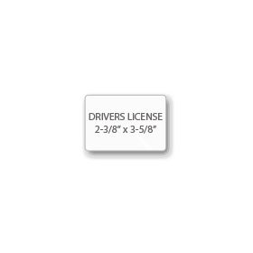 Drivers License Laminating Pouches
