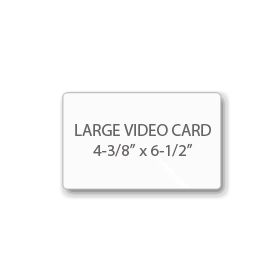 Large Photo - Video Card Laminating Pouches