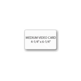 Medium Photo - Video Card Laminating Pouches
