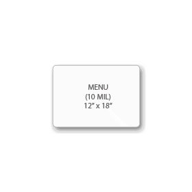 Menu Size Laminating Pouches