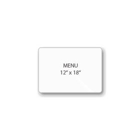 Menu Size Laminating Pouches