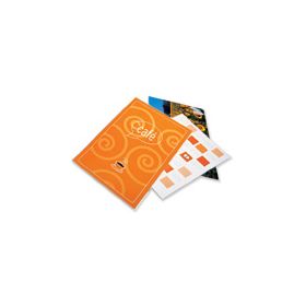 Small Menu Size Laminating Pouches Adhesive Back