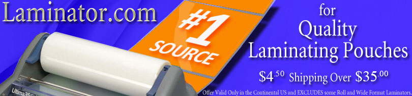 Laminator.com Quality Laminating Pouches