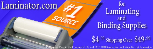 Laminator.com Your Source For Binding and Laminating Supplies Laminator.com Your Source For Binding and Laminating Supplies