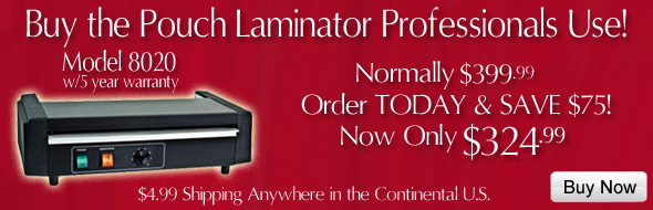 Model 8020 Laminator on Offer